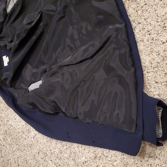J. Crew blue blazer sz 14 - Picture 8 of 14